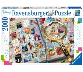 Ravensburger Disney: Zbierka rozprávkových známok / 2000 dielikov / od 14 rokov