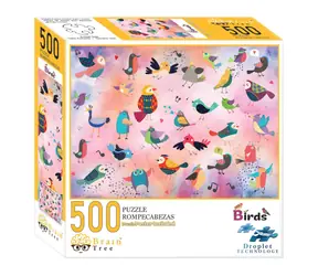 Brain Tree Puzzle Rozprávkové vtáky - 500 dielikov / od 14 rokov