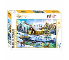 Brain Tree Puzzle Vianočné scenérie / 1000 dielikov / od 14 rokov