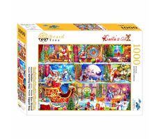 Brain Tree Puzzle Santove darčeky / 1000 dielikov / od 14 rokov