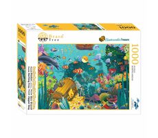 Brain Tree Puzzle Poklad pod hladinou /1000 dielikov/ od 14 rokov