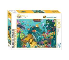 Brain Tree Puzzle Poklad pod hladinou /1000 dielikov/ od 14 rokov