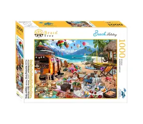 Brain Tree Puzzle Dovolenka na pláži / 1000 dielikov / od 14 rokov