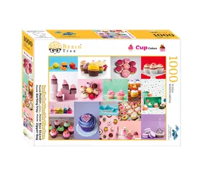 Brain Tree Puzzle Tortičky Cupcakes / 1000 dielikov / od 14 rokov