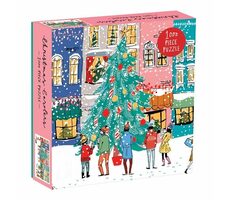 Galison Puzzle Vianoční koledníci / 1000 dielikov / od 8 rokov