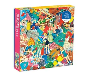Galison Puzzle Papierové bábiky Vintage / 1000 dielikov / od 8 rokov