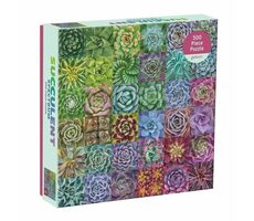 Galison Puzzle Farebné sukulenty / 500 dielikov / od 8 rokov
