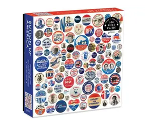 Galison Puzzle Placky Ameriky / 500 dielikov / od 8 rokov