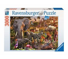 Ravensburger Africký svet zvierat - 3000 dielikov / od 14 rokov