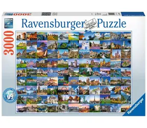 Ravensburger 99 krásnych miest / 3000 dielikov / od 12 rokov