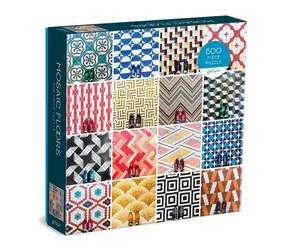 Galison Puzzle Mozaikové podlahy / 500 dielikov / od 8 rokov