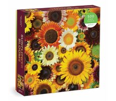 Galison Puzzle Kvety slnečníc / 500 dielikov / od 8 rokov