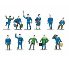 Roco 40000 Nádražné figúrky nefarbené 24 kusov / od 15 rokov