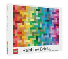 Chronicle Books Puzzle LEGO dúhové kocky / 1000 dielikov / od 8 rokov