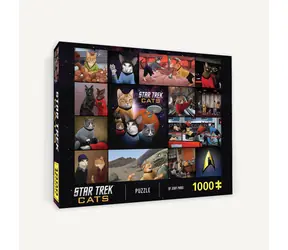 Chronicle Books Puzzle Star Trek mačky