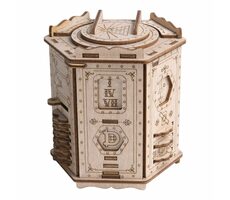 EscapeWelt 3D drevená mechanická skladačka hlavolamu Fort Knox Pro / Obtiažnosť: vysoká / od 14 rokov