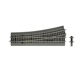 Roco 42532 Line - Výhybka WL15 jednoduchá ľavá s podložím / Mierka: H0 (1:87) / Rádius: 873.5 mm / od 15 rokov
