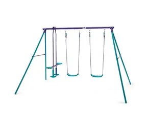 Set troch hojdačiek s kovovou konštrukciou