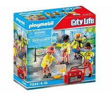 Playmobil City Life 71244 Záchranársky tím / Počet dielikov: 67 / od 4 rokov 