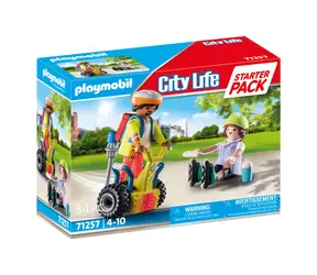 Playmobil City Life 71257 Starter Pack Záchranár na Segwayi / Počet dielikov: 34 / od 4 rokov 