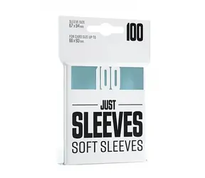 Gamegenic: Just Sleeves - obaly na karty - číre - 100 ks / Rozmery 67 x 94 mm