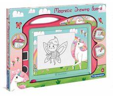 Clementoni Magnetická kresliaca tabuľka Jednorožce / od 4 rokov