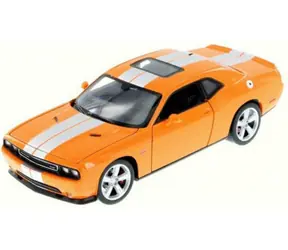 Welly Dodge Challenger SRT (2012) oranžová / 1:24 / od 8 rokov