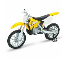 Welly Motocykel Suzuki RM250 žltá / 1:18 / od 3 rokov