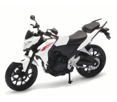 Welly Motocykel Honda CB500F biela / 1:18 / od 3 rokov