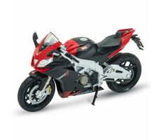 Welly Motocykel Aprilia RSV4 Factory červená / 1:18 / od 3 rokov