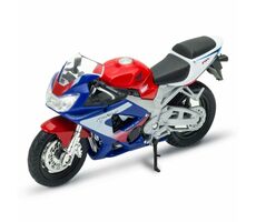 Welly Motocykel Honda CBR900RR Fireblade modro-červená / 1:18 / od 3 rokov