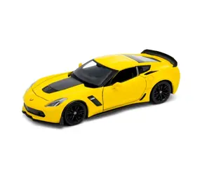 Welly Chevrolet Corvette Z06 (2017) žltá / 1:24 / od 8 rokov