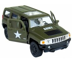 Welly Hummer H3 Armor Squad zelená / 1:34 / od 3 rokov