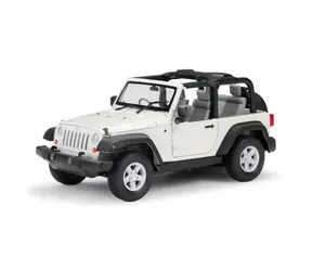 Welly Jeep Wrangler Rubicon (convertible) biela / 1:24 / od 8 rokov