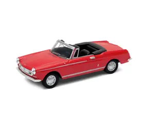 Welly Peugeot 404 červená / 1:34 / od 3 rokov