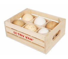 Le Toy Van Farmárske vajcia v debničke / od 2 rokov