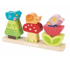 Le Toy Van Petilou skladacie kocky veselá záhradka / od 12 mesiacov