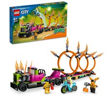 LEGO® City 60357 Ťahač s ohnivými kruhmi /Počet dielikov: 479 / od 6 rokov