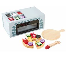 Small Foot Drevená pizza pec s príslušenstvom / od 3 rokov
