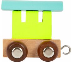 Small Foot Vagónik zelená / od 3 rokov