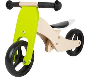 Small Foot Drevená trojkolka Trike 2v1 zelená / od 12 mesiacov