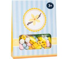 Small Foot Drevené korálky Candy 1ks žltá / od 3 rokov