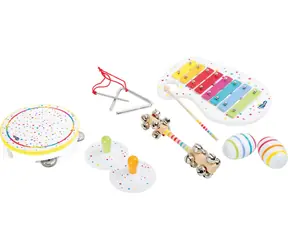 Small Foot Drevený muzikálny hudobný set s bodkami / od 3 rokov