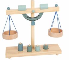 Small Foot Misková váha šedomodrá / od 3 rokov