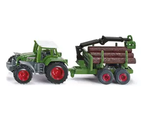 SIKU Blister - Traktor s prívesom na guľatinu / od 3 rokov