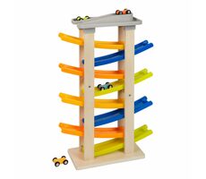 Small Foot Závodná dráha s parkoviskom XL / od 18 mesiacov