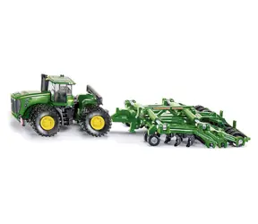SIKU Farmer - Traktor John Deere 9630 s bránami Amazone Centaur