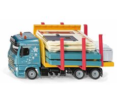 SIKU Super - nákladné auto prevážajúce montovaný dom / 1:50 / od 3 rokov