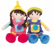 Small Foot Látkové bábiky Noe a Emma / od 0 rokov