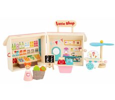 Small Foot Drevený obchodík v kufríku / od 3 rokov
